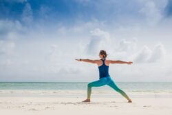 yoga on the beach